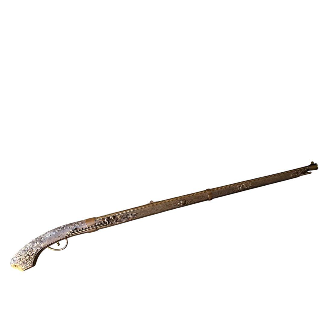 古式銃 火縄銃 装飾銃 アンティーク調 金属製 全長110cm インテリア