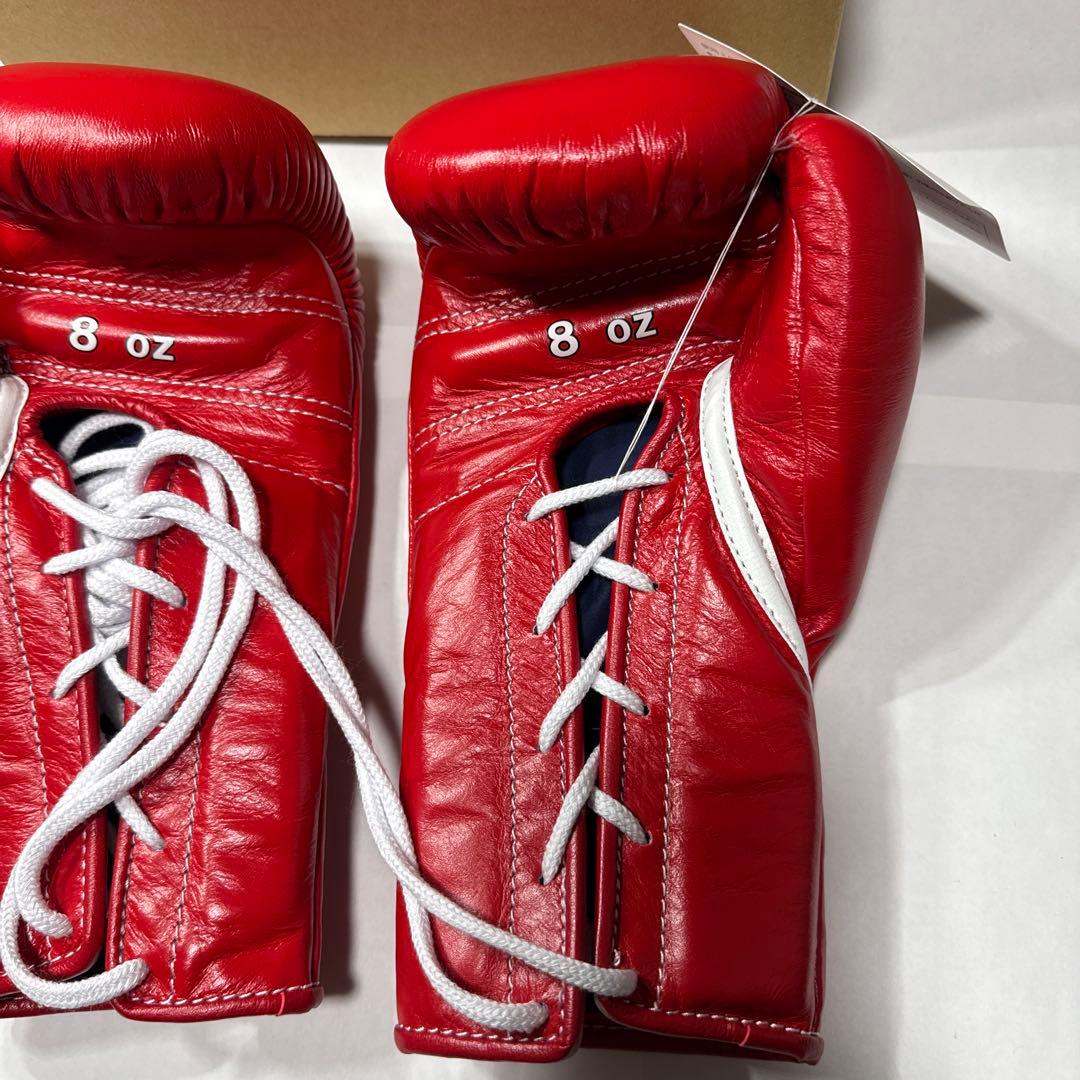 k*u様 Winning 試合用ボクシンググローブ 8oz 8オンス レッド 新