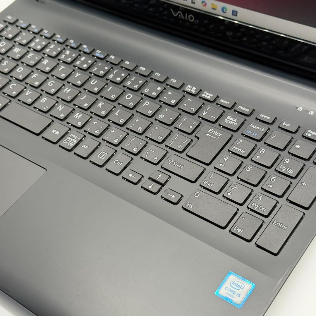 準美品 VAIOノートパソコン i5 新品SSD 性能テストA Office