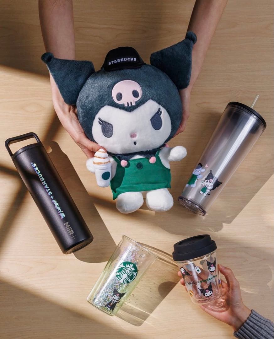 スターバックス　海外限定　香港限定　クロミ　ぬいぐるみ　サイズ大　日本未発売