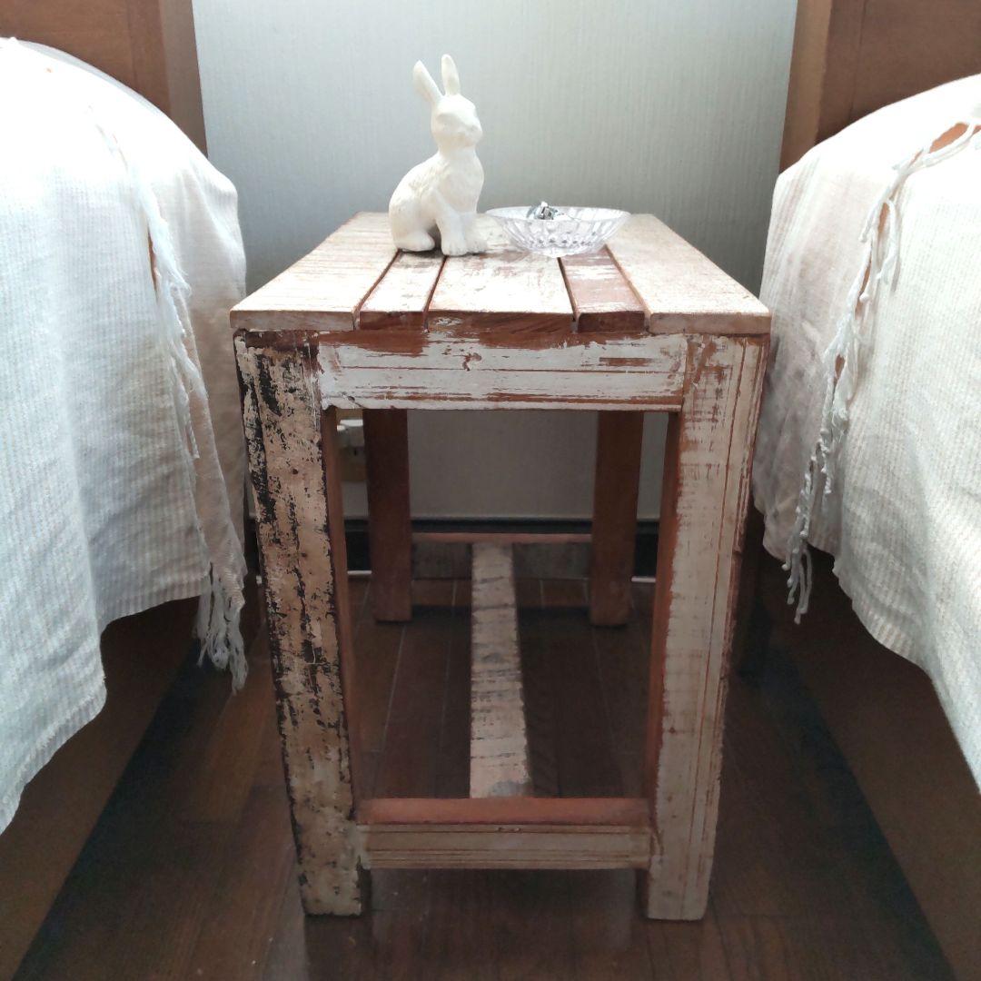 古木 天然木 テーブル 机 台 ブロカント ヴィンテージ 家具 古道具