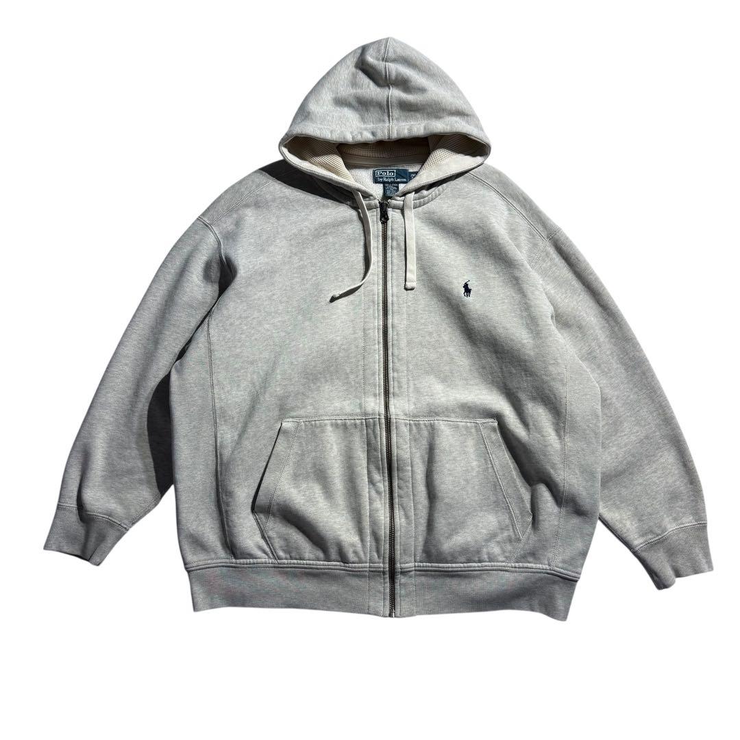 ポロバイラルフローレン フルジップパーカー スウェットフーディー 90s USA