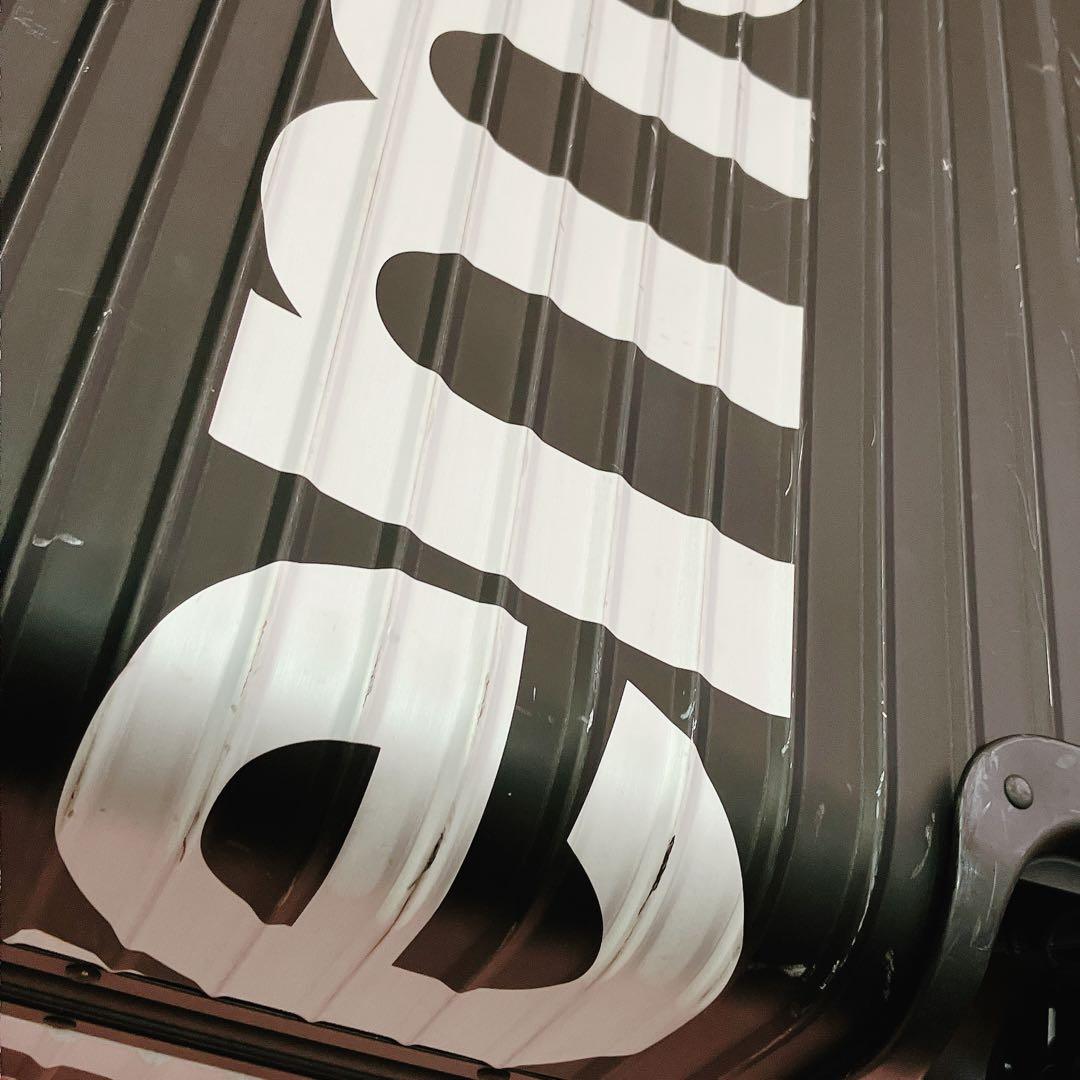 supreme RIMOWA コラボ キャリーケース 45L ブラック