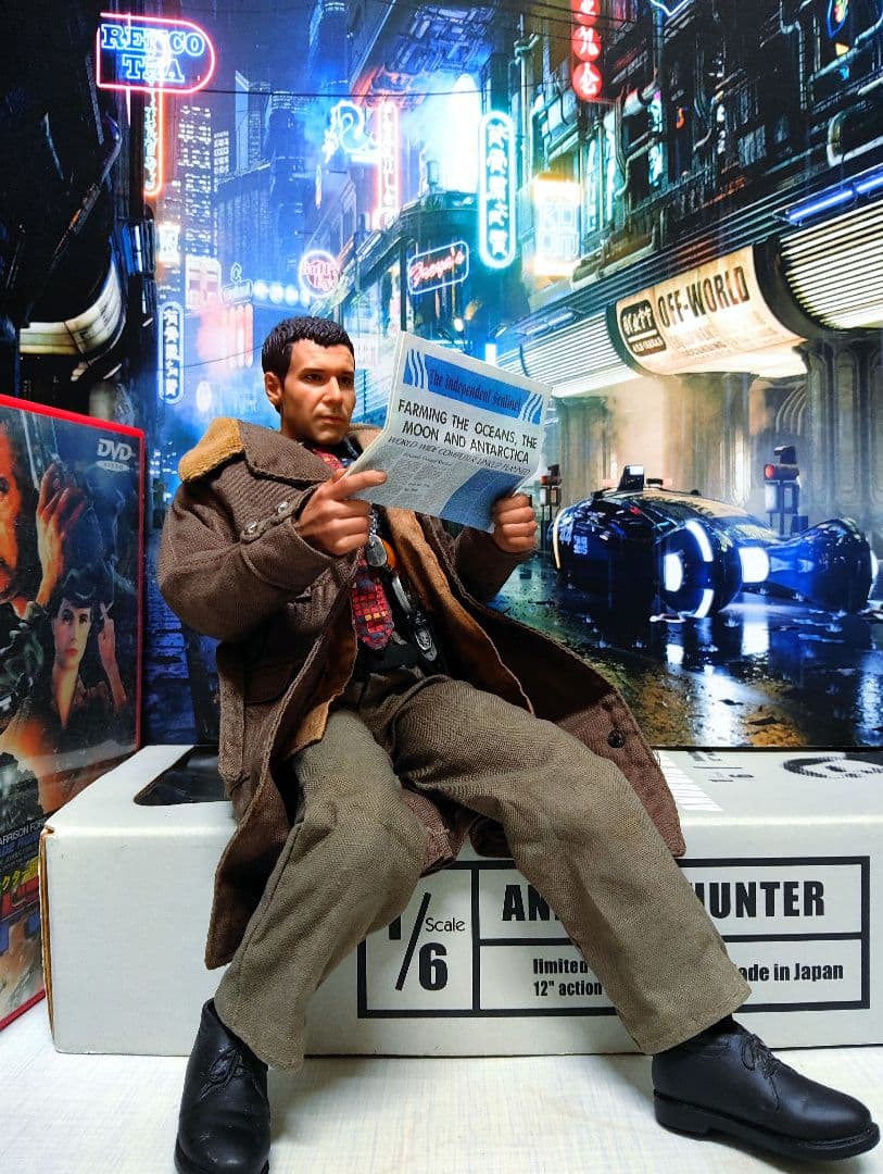 映画[ブレードランナー(デッカード)]1/6.箱付き希少品!
