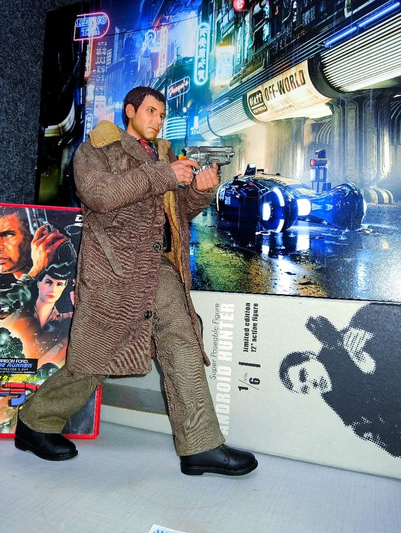 映画[ブレードランナー(デッカード)]1/6.箱付き希少品!