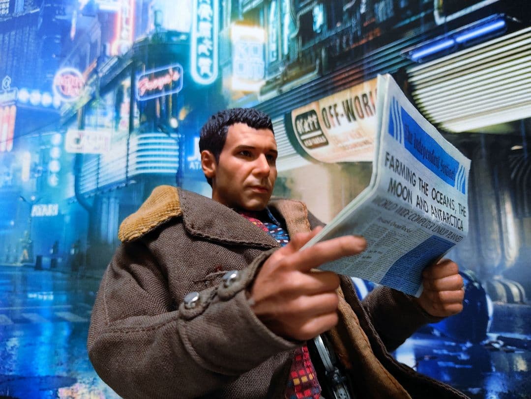 映画[ブレードランナー(デッカード)]1/6.箱付き希少品!