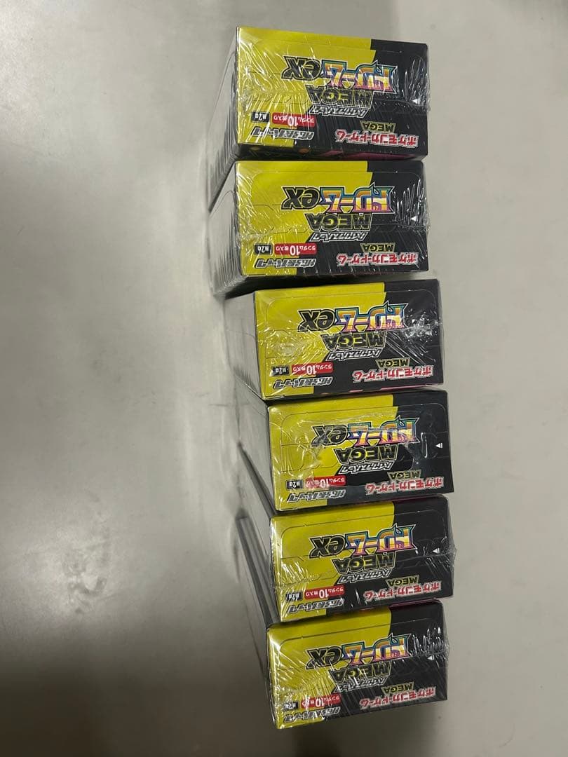 シュリンク付きポケモンカードMEGA ハイクラスパック　ドリーム ex　6BOX