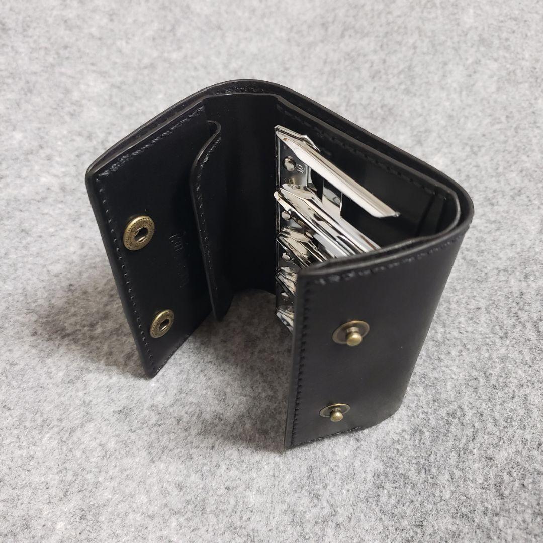 (名入れ可・色変更可)キャッチャー　財布　ハンドメイド　レザー　クラフト