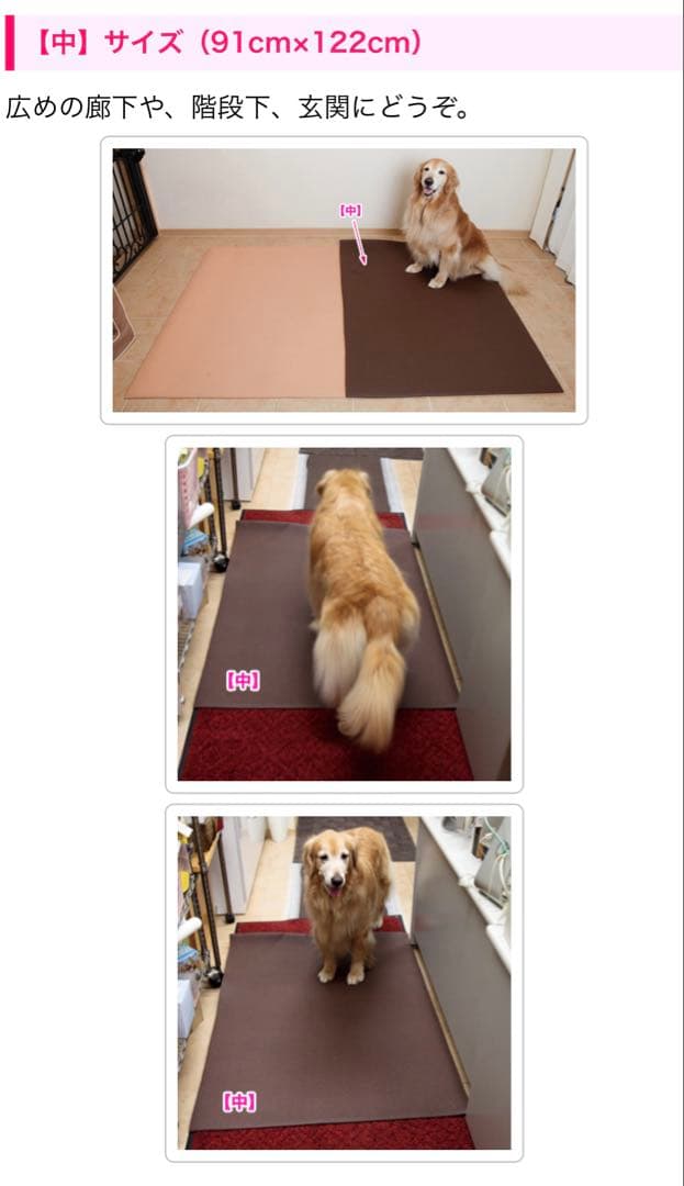 アイアンバロン　マルチマット ムニュ ブラウン　サイズ中