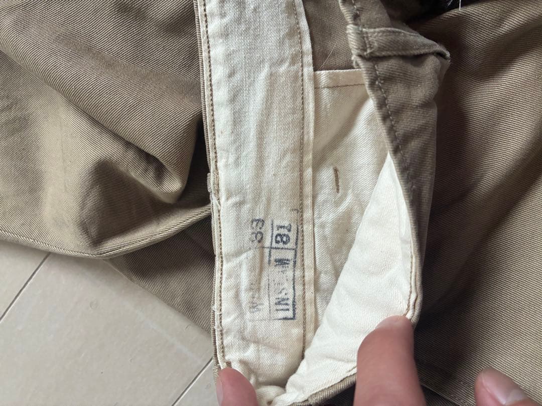 Vintage 軍チノ