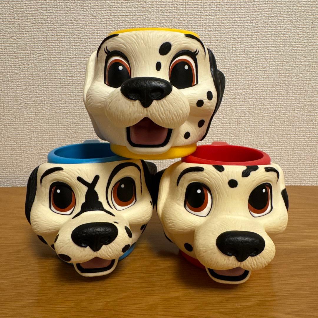 ディズニー 101匹わんちゃん 3D フェイス プラスチック マグカップ