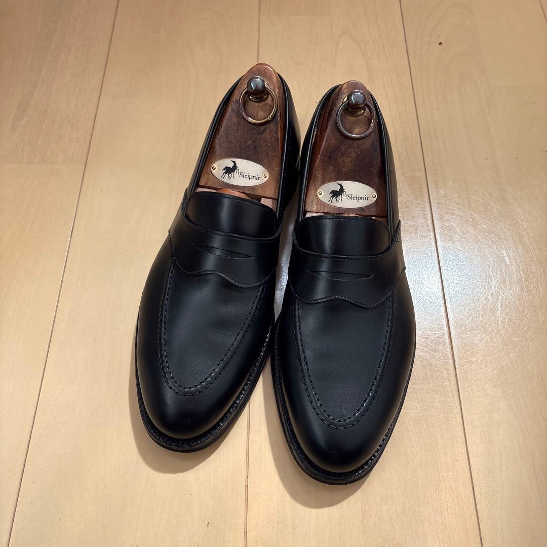 652.CROCKETT&JONES BANBURY ペニーローファー 7.5E