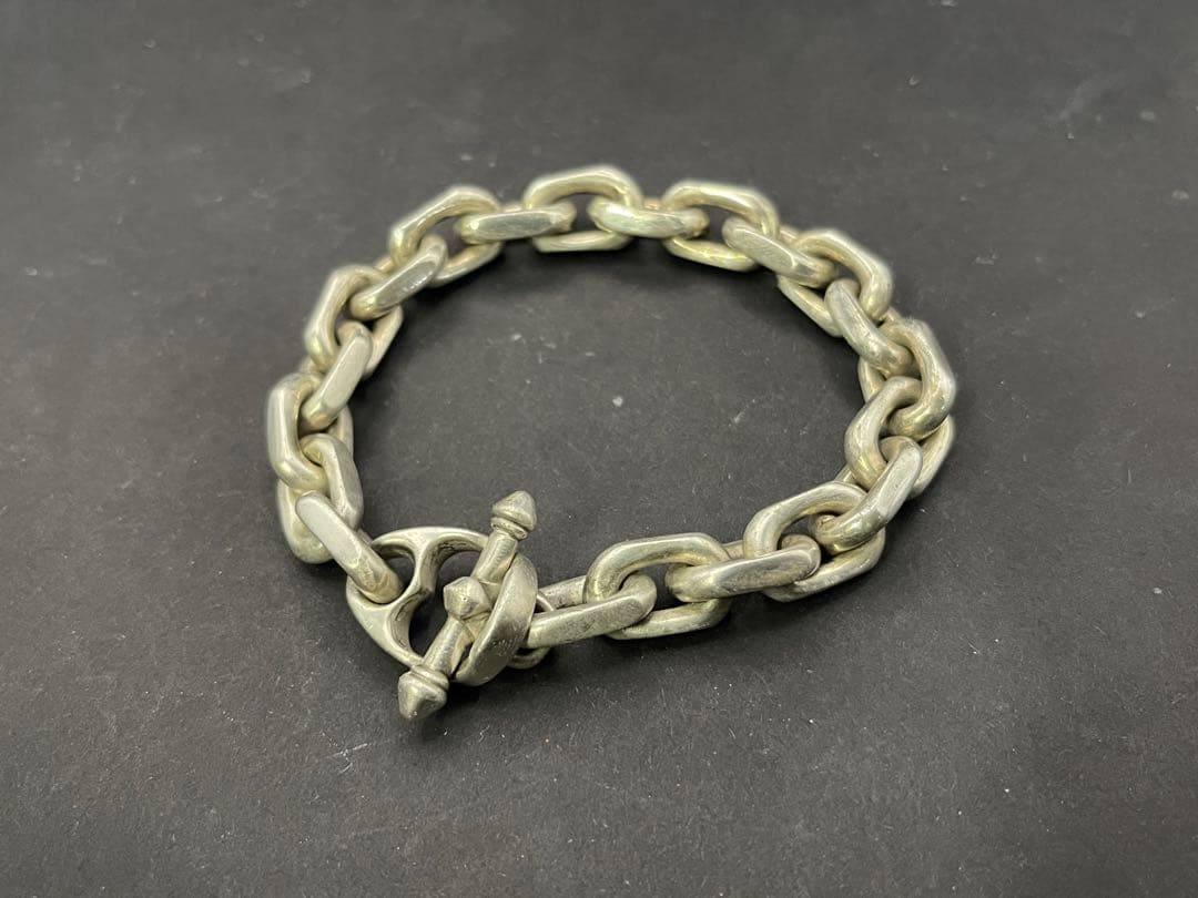 は*️様 BWL シルバー925 チェーンブレスレット　極太　あずき　ビルウォー