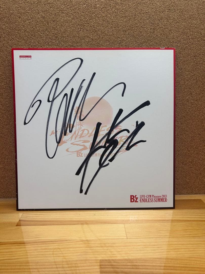 B'z ENDLESS SUMMER 直筆サイン