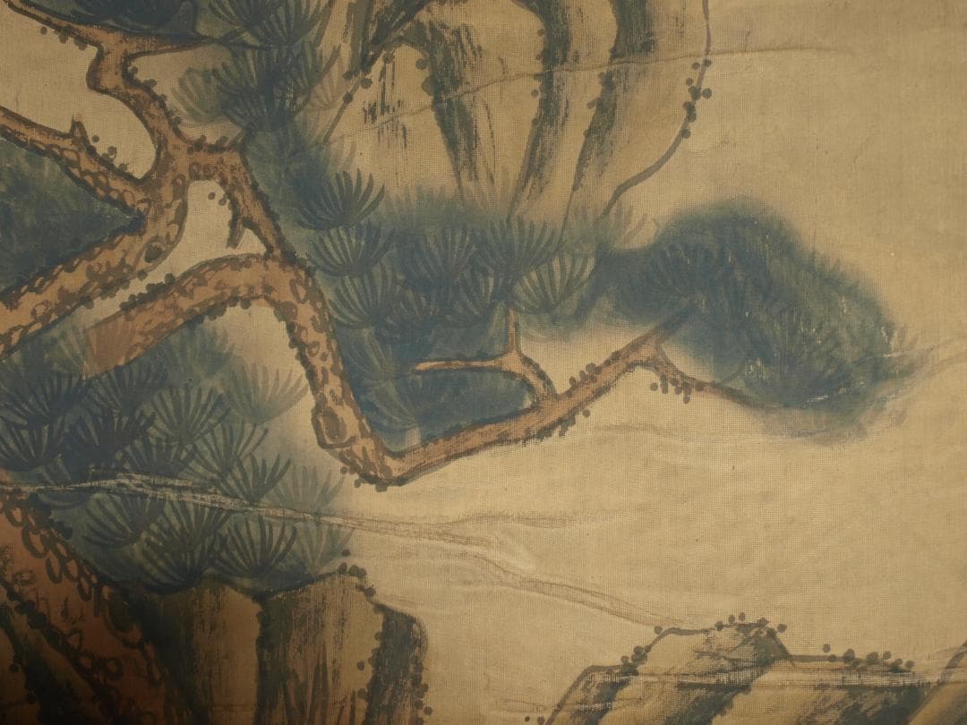 中国古美術　中国清時代の人物図　肉筆絵　激安骨董品 BD298A13-2