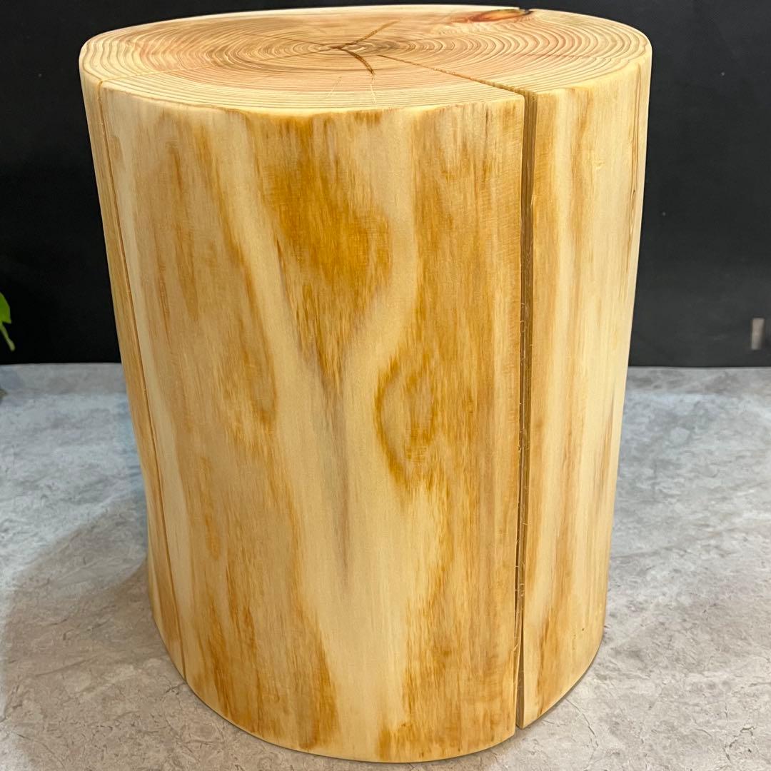 959 切り株　丸太　スツール　丸太椅子　サイドテーブル　インテリア　チェア　檜