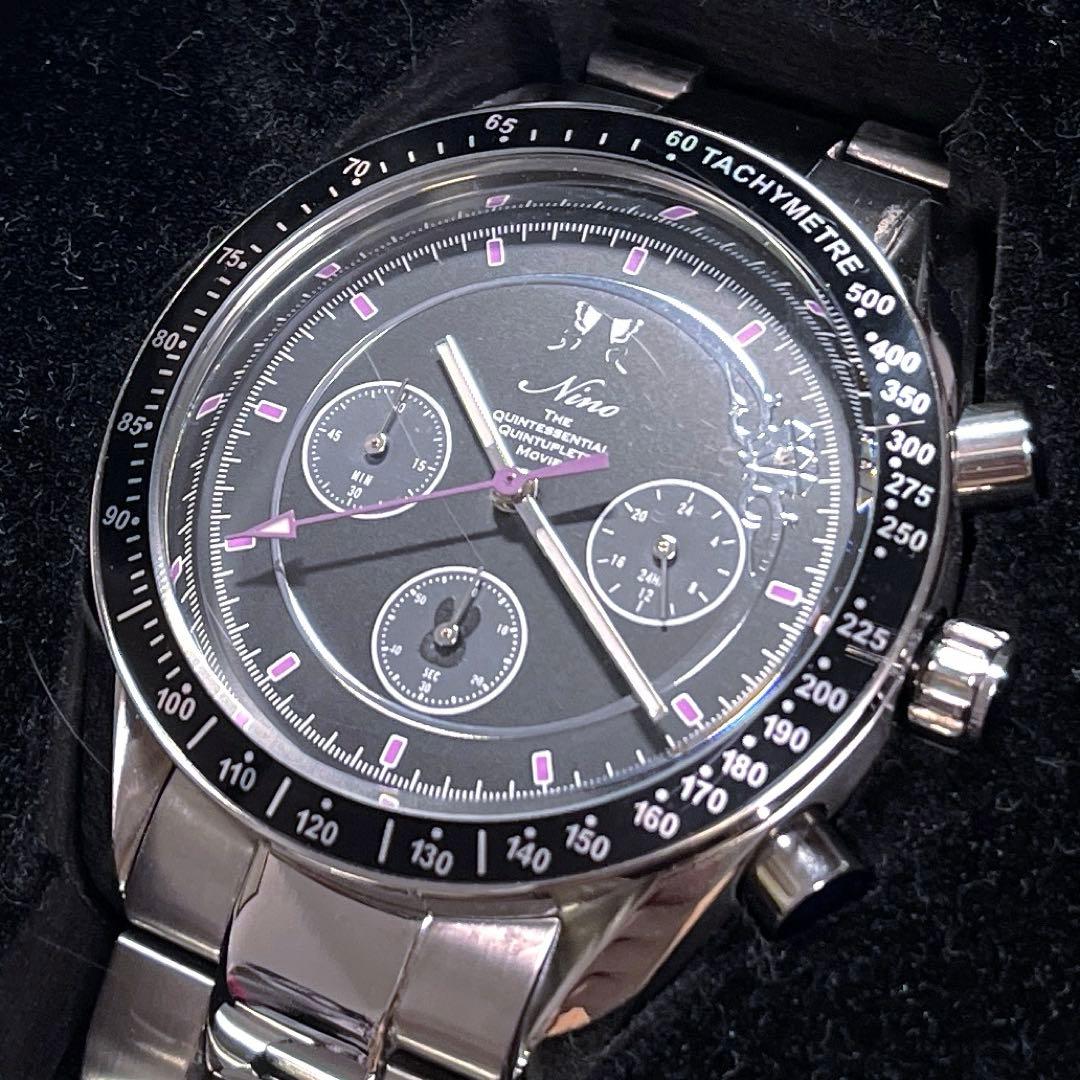 五等分の花嫁 中野二乃 クロノグラフ ウォッチ 腕時計