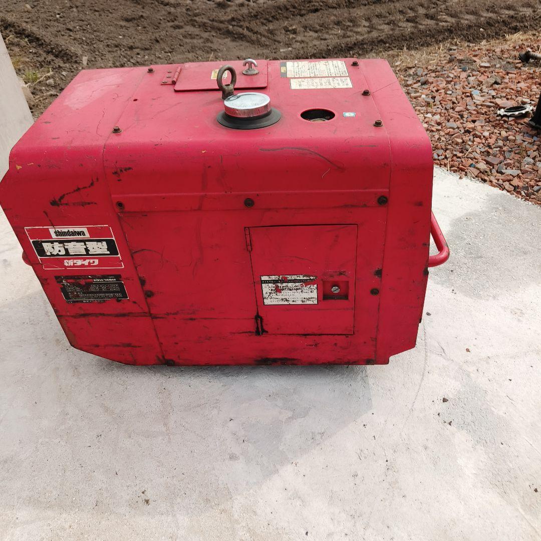 新ダイワ EGW145M 発電機 溶接機 shindaiwa エンジン動画あり