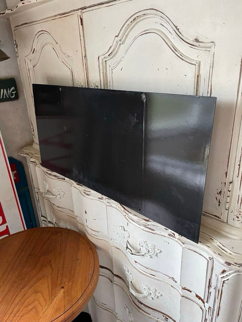 アンティーク　ホーロー　サイン　プレート看板　 　CORVETTE アメリカレア