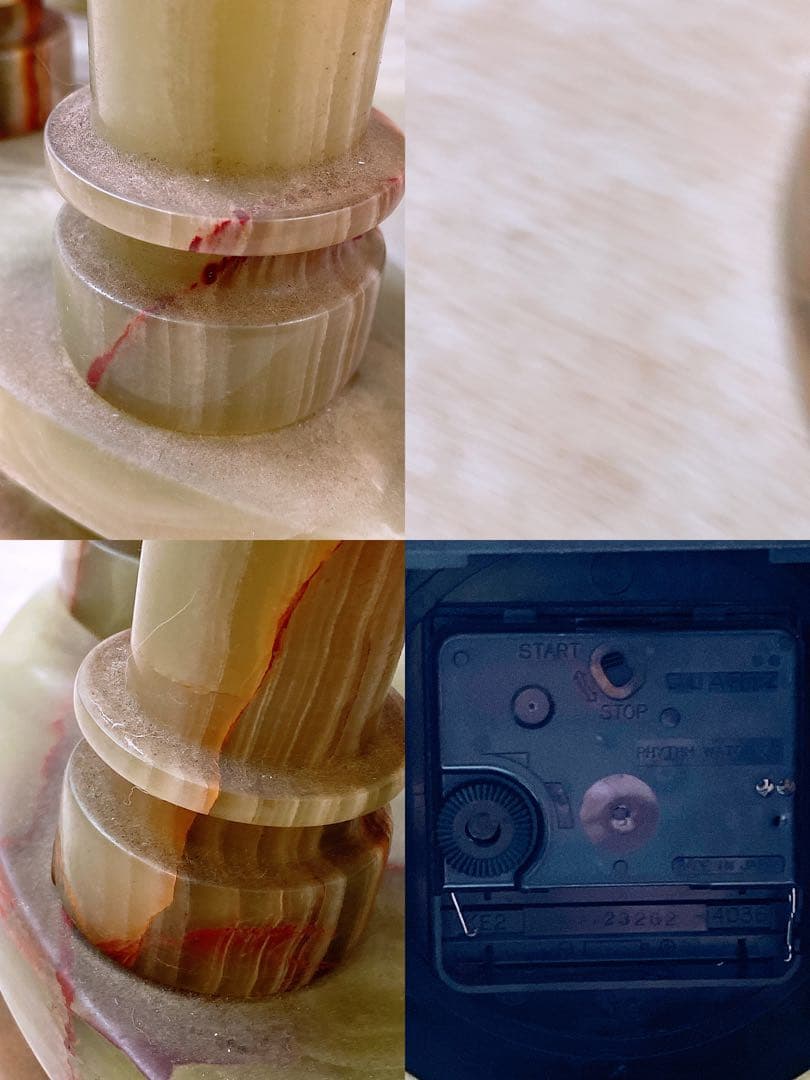 M*n様 重さ約23kg 希少 WORLD ワールド 置時計 卓上 日本製 オブ