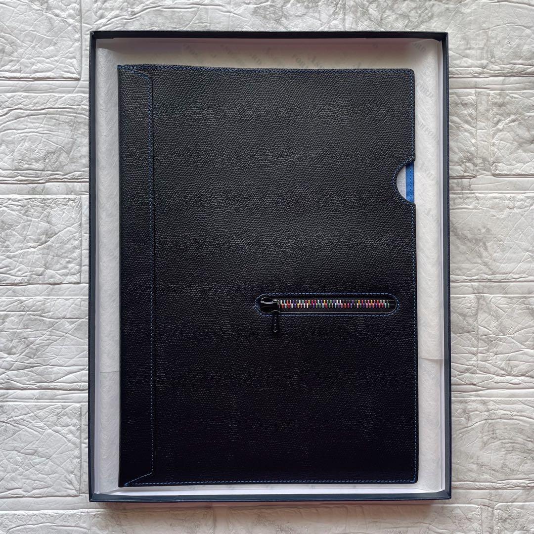 送料込み ASHFORD アシュフォード ソフトレザーファイル レインボーブリス