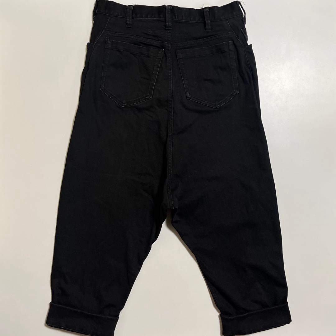 20-21FW JULIUS ユリウス サルエルデニムパンツ ブラック 1サイズ