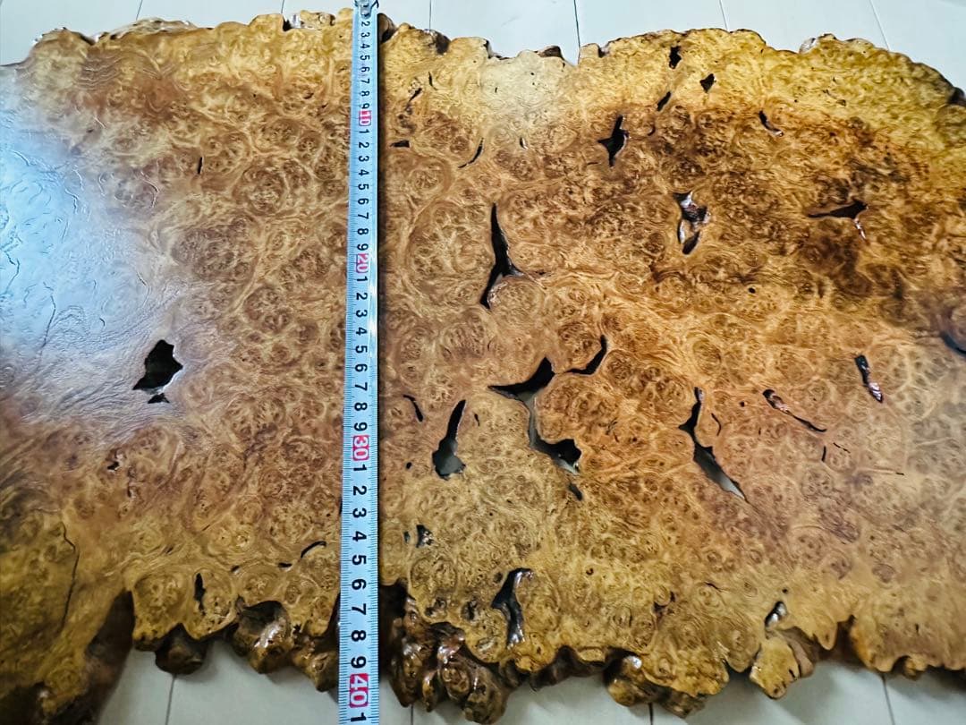 天然木☆花梨☆カリン☆瘤一枚板☆花台 華台 置き台 飾り板 敷板 ☆美品