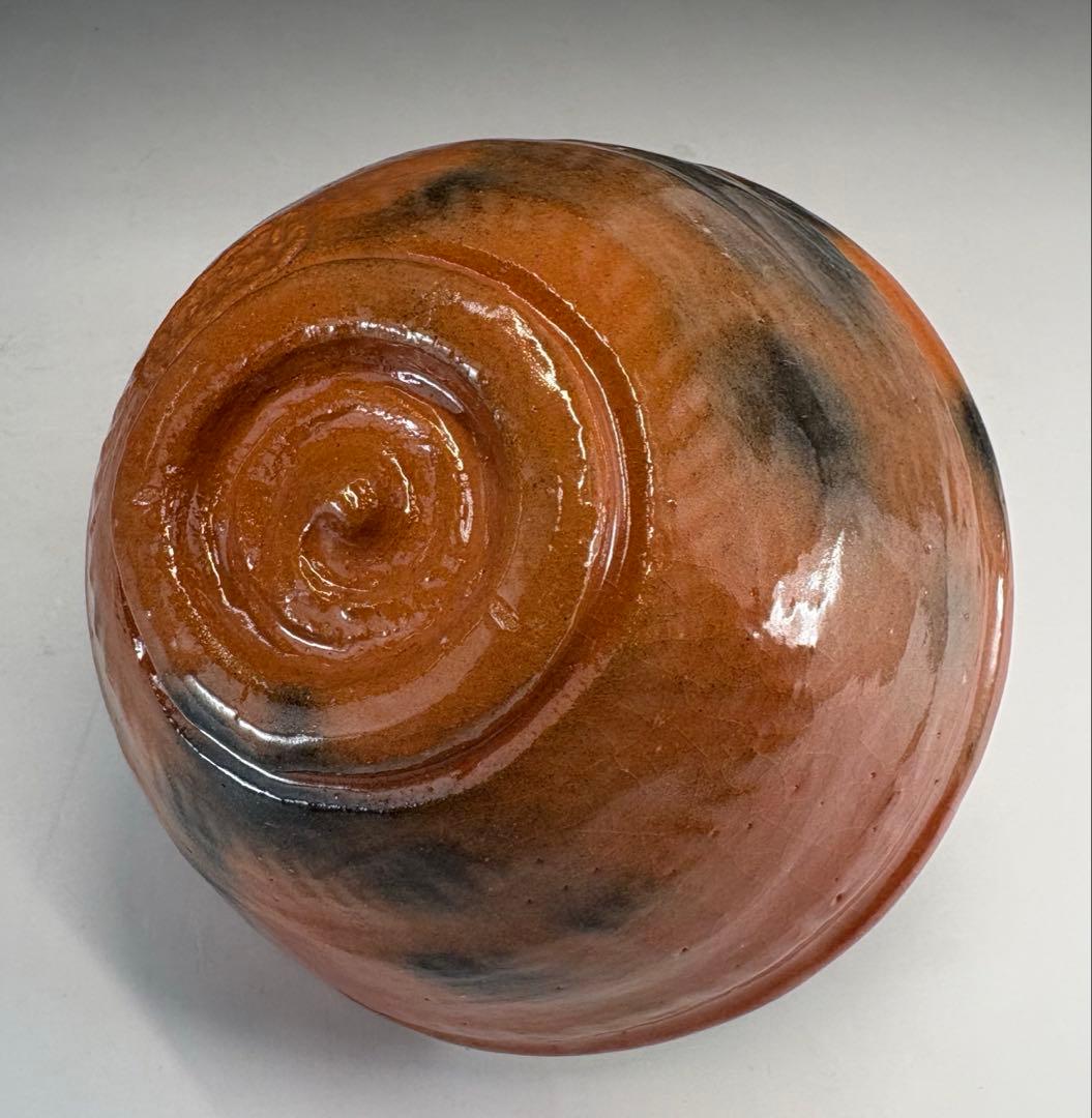 【茶道具】小さなサイズ！神楽岡楽入造　吸江斎好写小嶋台茶碗（共箱）★送料込★