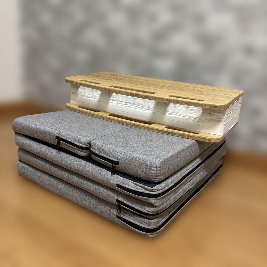 ペーパーベッド マットレス付き アコーディオンベッド スモールセミシングル