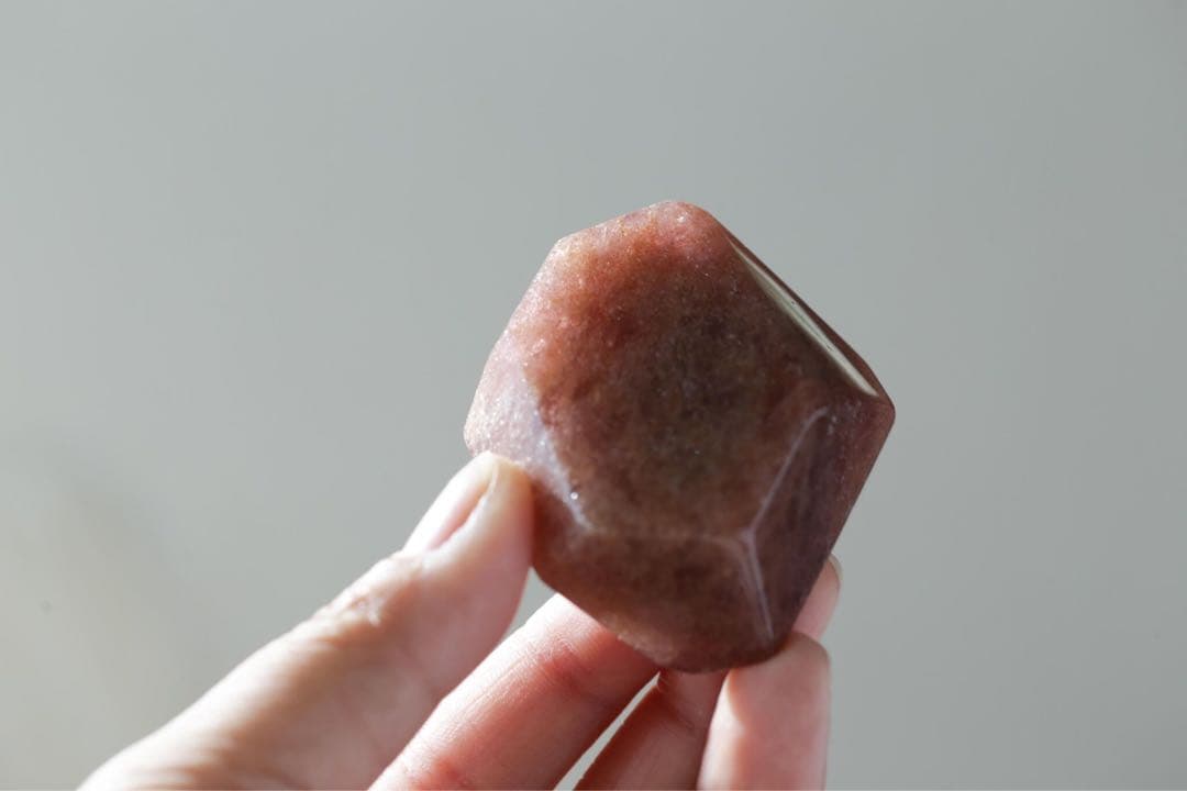 【天然石】ストロベリークォーツ フリーフォーム