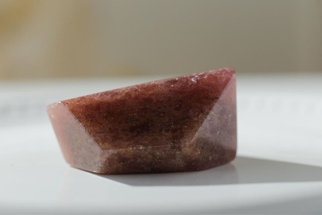 【天然石】ストロベリークォーツ フリーフォーム