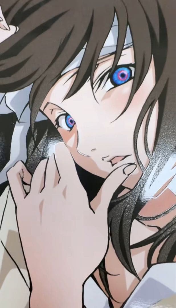 台湾限定　劇場版　空の境界　特典A3特殊加工ポスター　両儀式