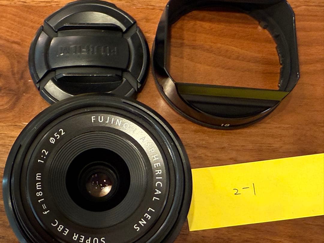 FUJIFILM Fujinon 18mm f/2 レンズ