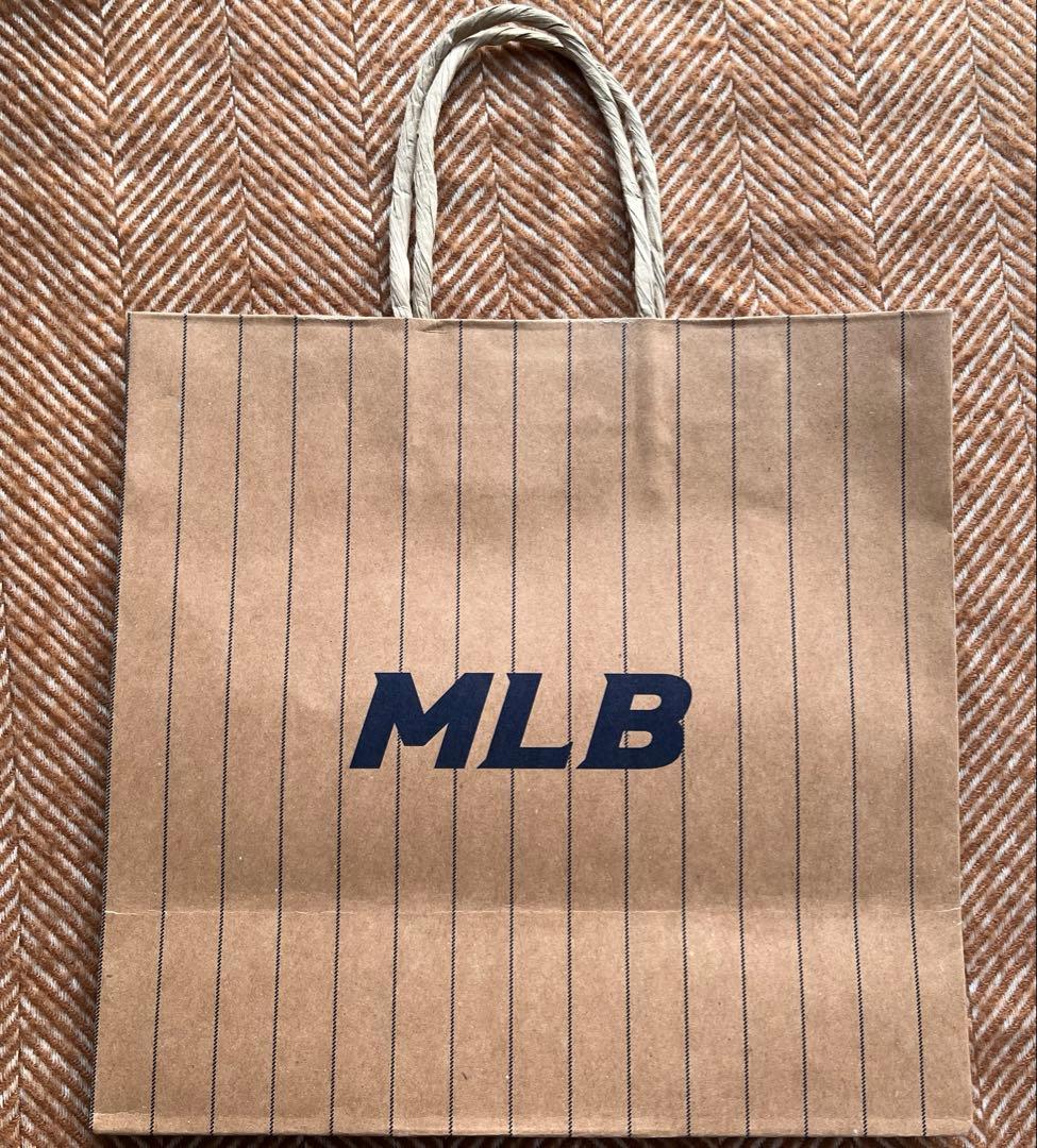 MLBビーニー ボーダー　karina着用 猫耳ニット帽　ミャオン　ショッパー