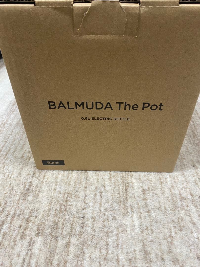 BALMUDA 電気ケトル　KPTO1 JP 0.6L ホワイト★新品未使用‼️