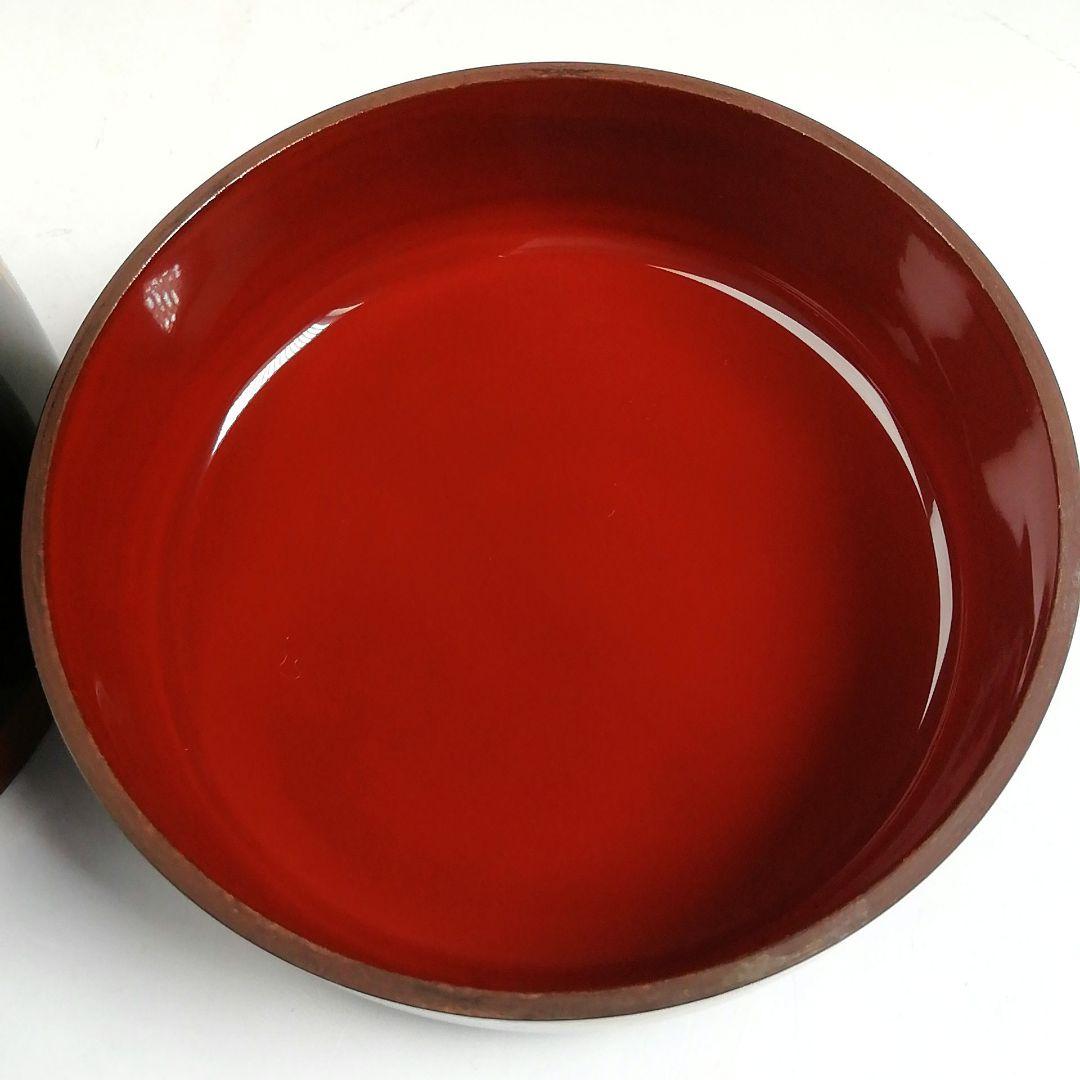 Ｔ１０００　棗　『うろこ鶴蒔絵』『内朱塗』『塗師　辻石斎』　共箱　茶道具