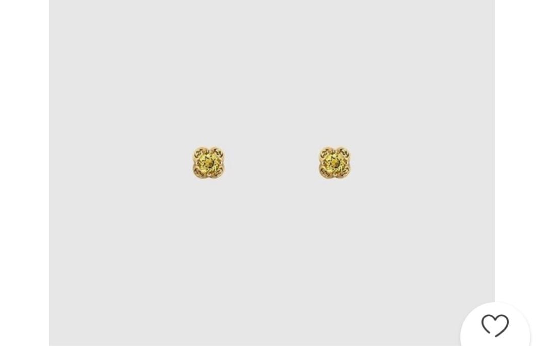 GUCCI インターロッキングピアス　K18