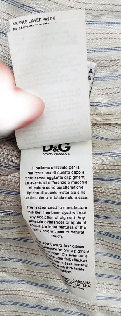 ラ*ー様 DOLCE＆GABBANA ドルチェ＆ガッバーナ　ライダーズジャケット