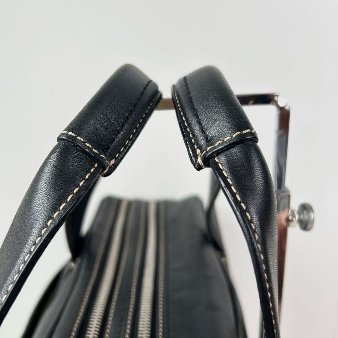 ✅【美品】メンテ済み　コーチ　ビジネスバッグ　COACH ショルダー　レザー