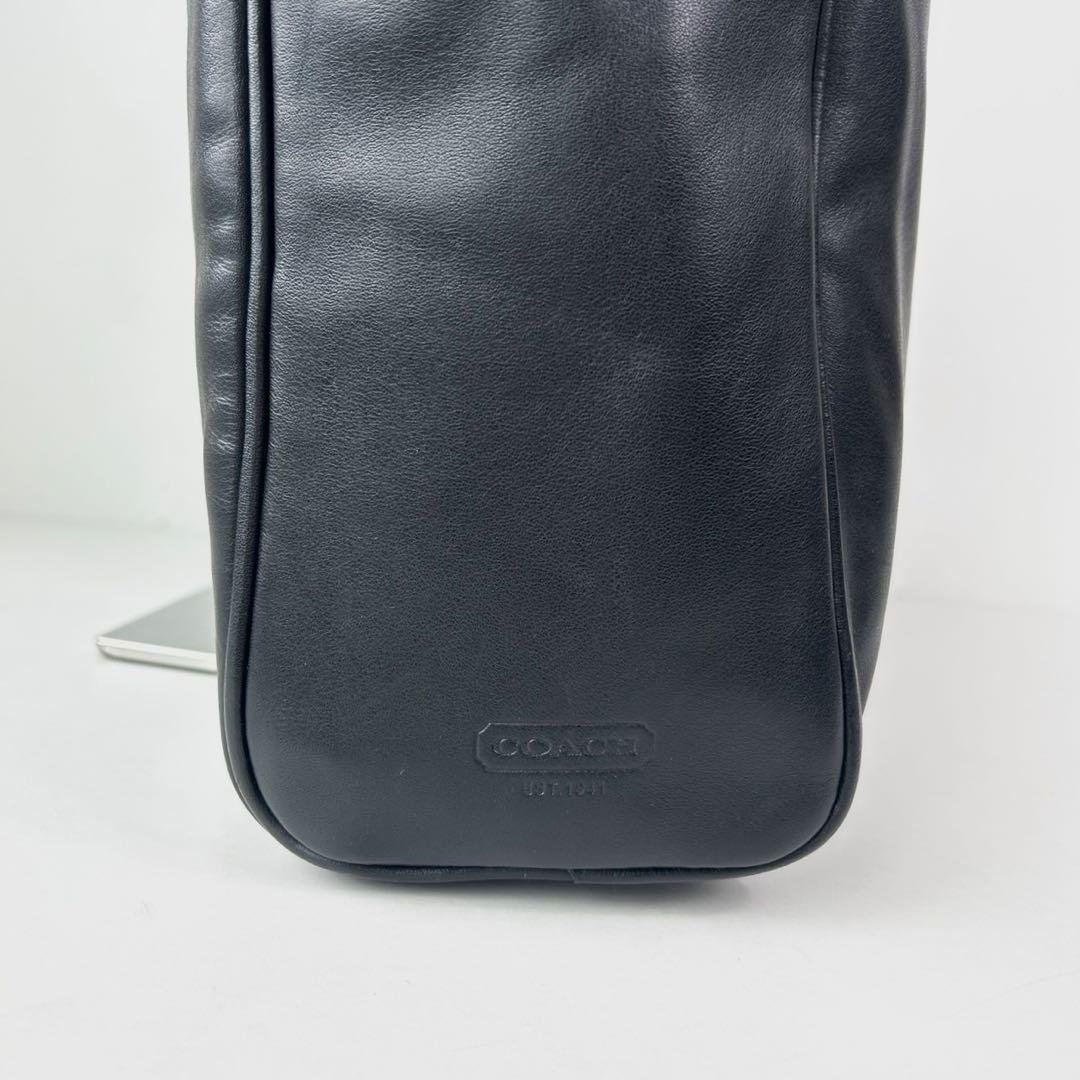 ✅【美品】メンテ済み　コーチ　ビジネスバッグ　COACH ショルダー　レザー