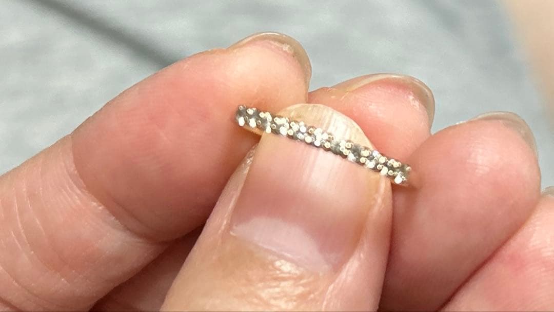 ダイヤモンド　0.2ct k18PG リング