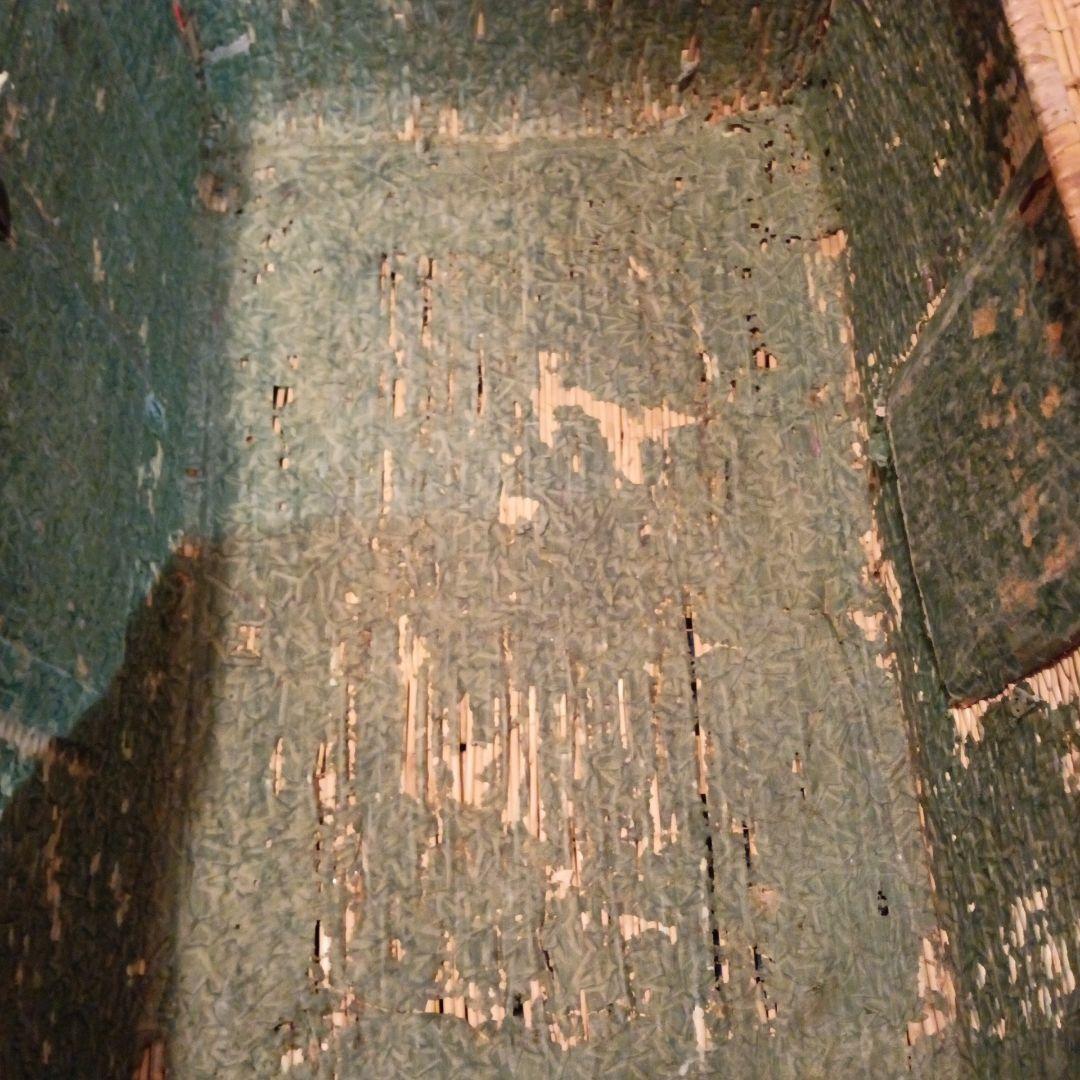 江戸時代幕末期〜明治時代後半期頃武家旧家蔵出道中仕様鋏箱形時代柳行李珍品当時物