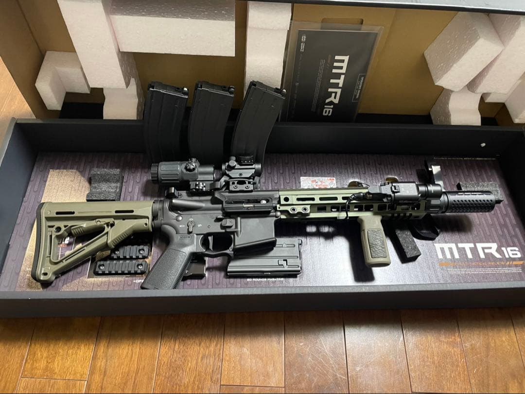 美品　東京マルイ　MTR16 GBB 外装、内装カスタム品　(MWS MK18