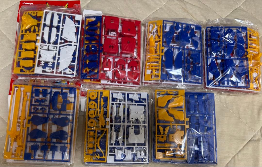 （中古）箱あり 元気爆発ガンバルガー組み立てプラスチックモデル入り 7点セット