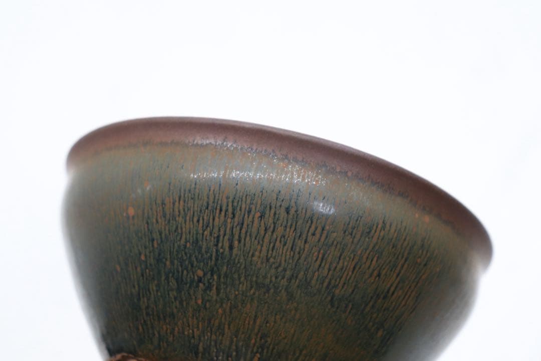 中国　兎豪　建窯茶碗　送料込み250731