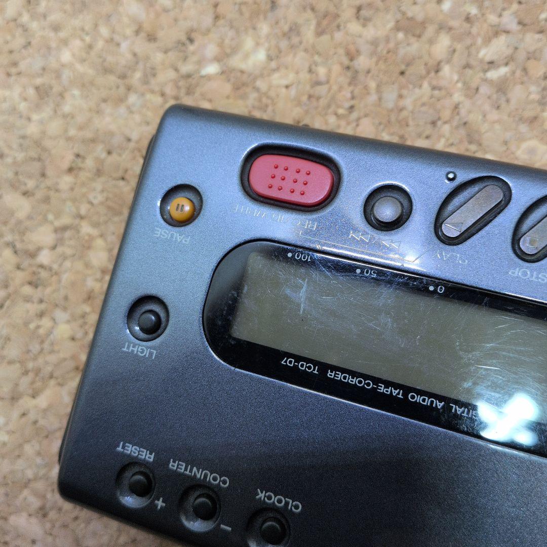 【ジャンク】SONY　DATレコーダー　TCD-D7