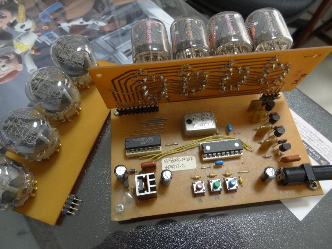 Nixie Clock 4 digits　IN-12 & B5092
