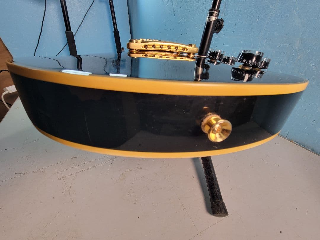 S.G. Galan ブラックレスポールタイプエレキギターソフトケース付