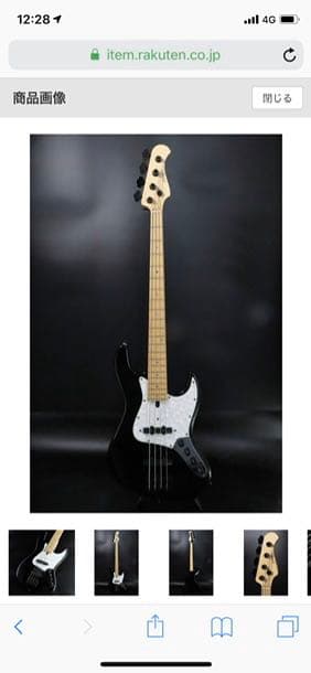 stingers guitars アクティブ　エレキベース