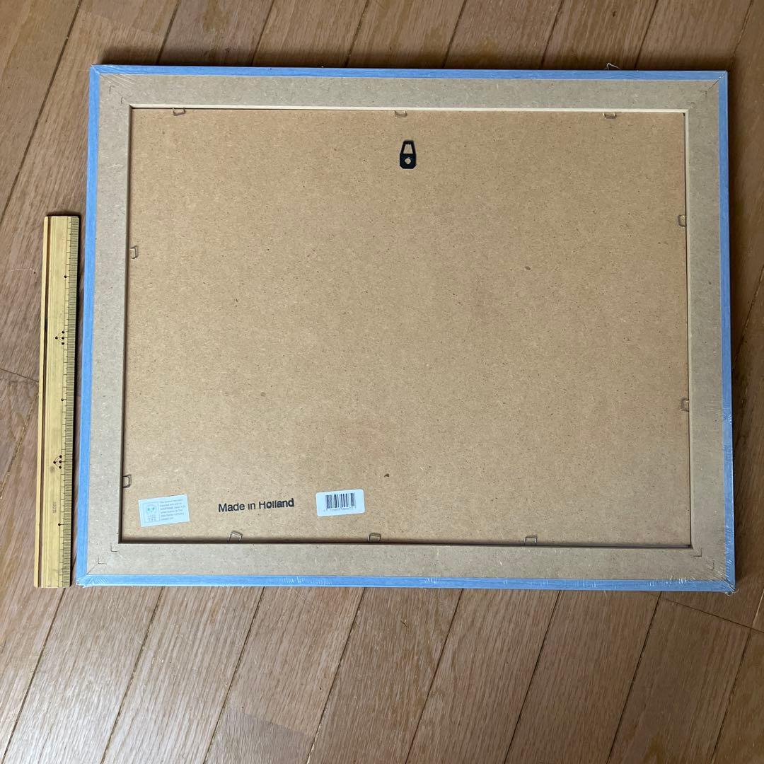 シンデレラ アート 水色額縁